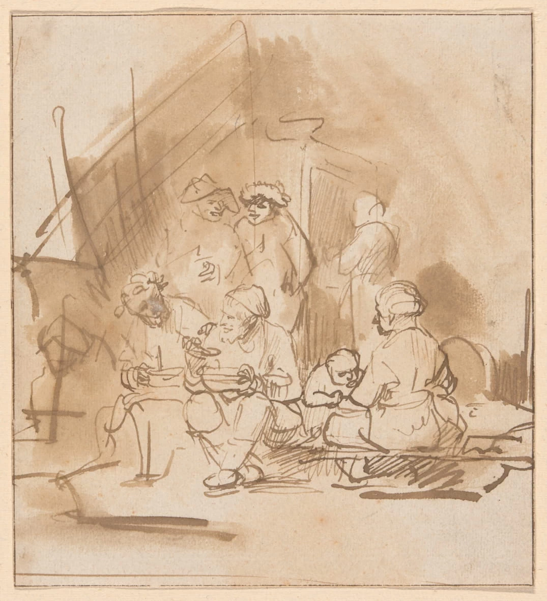 Studio di satiro tra i contadini - Art Institute of Chicago